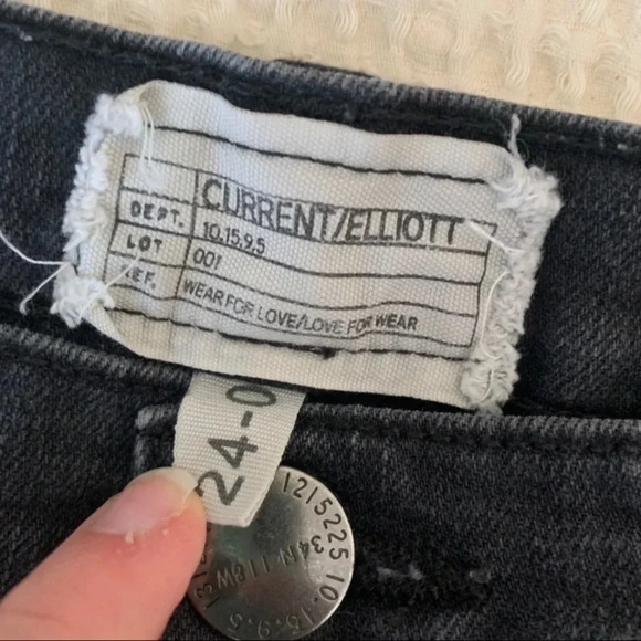 Current Elliot the gam short jean shorts size 0 - Picture 2 of 6